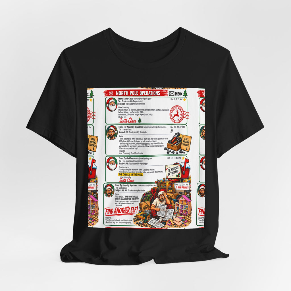 Santa’s Workshop Email Chain Graphic Tee