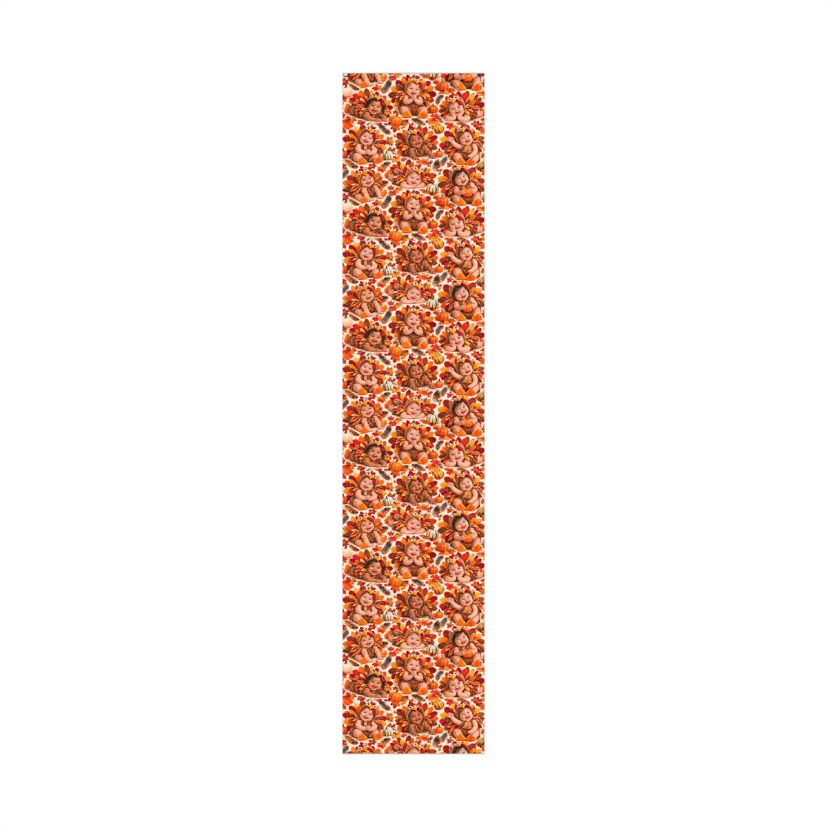 Gift Wrap Paper – Adorable Thanksgiving Turkey Baby Pattern