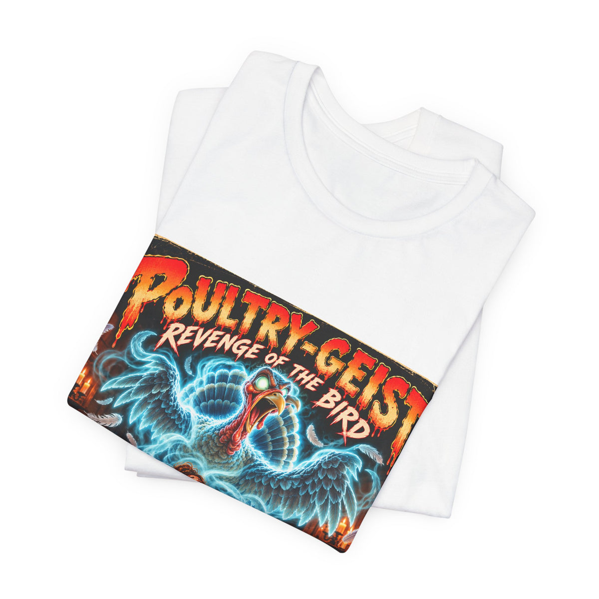 Poultry-Geist: Revenge of the Bird Thanksgiving Movie Poster Tee