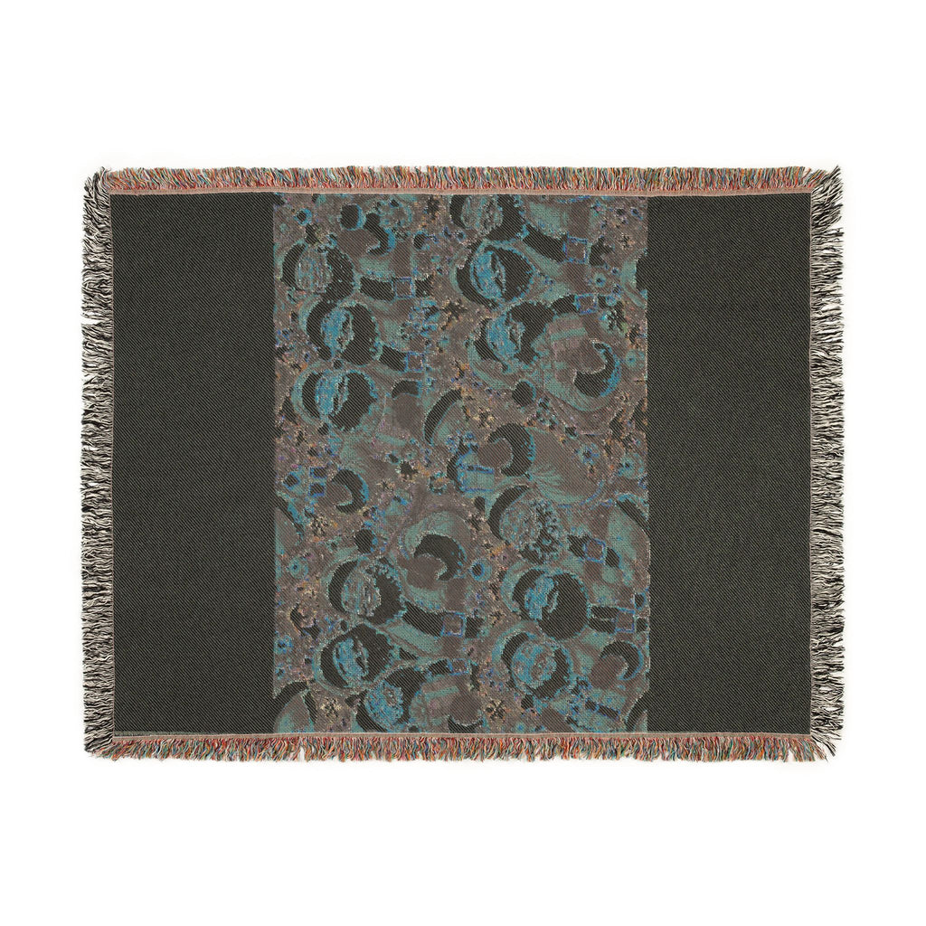 Festive Santa Claus Woven Blanket