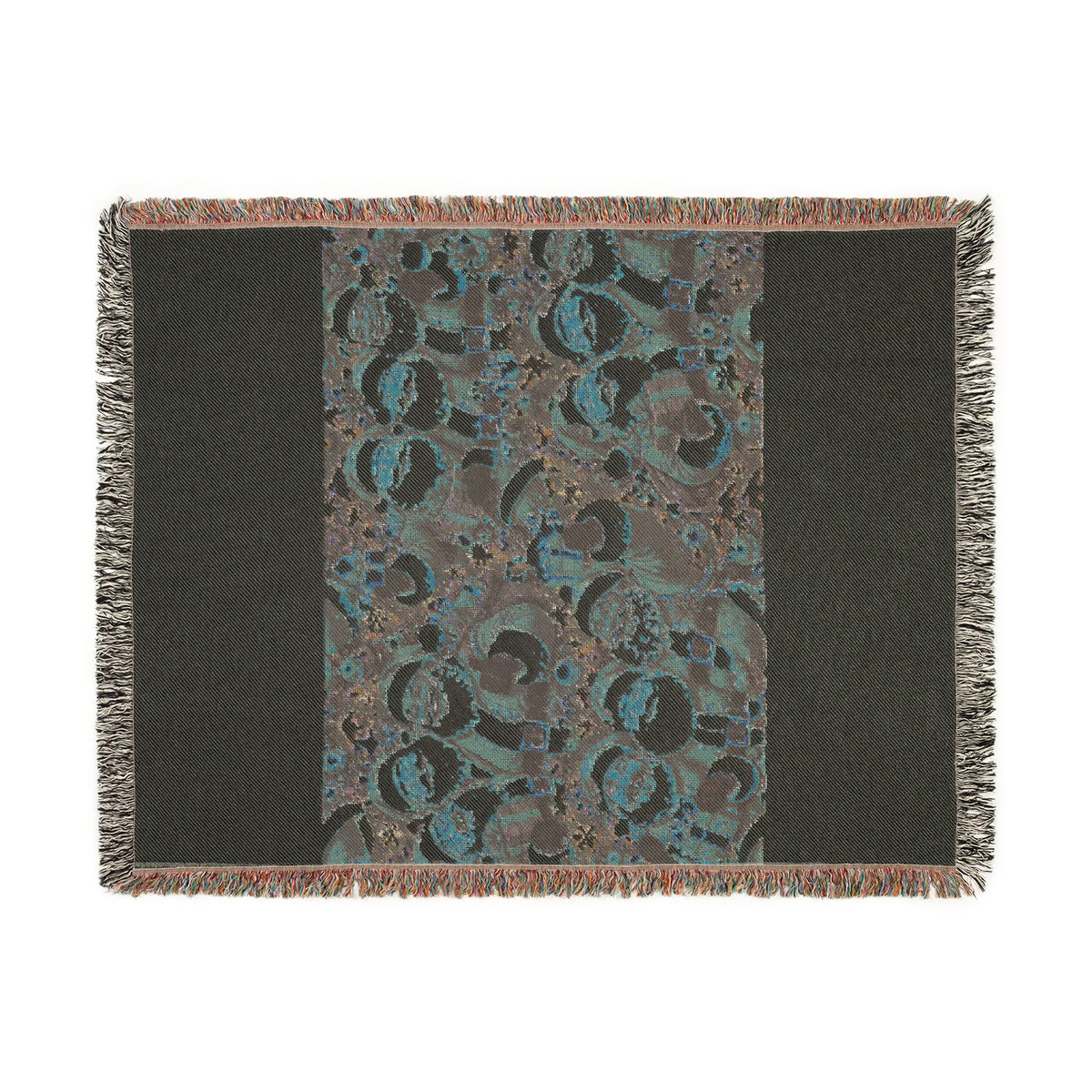 Festive Santa Claus Woven Blanket