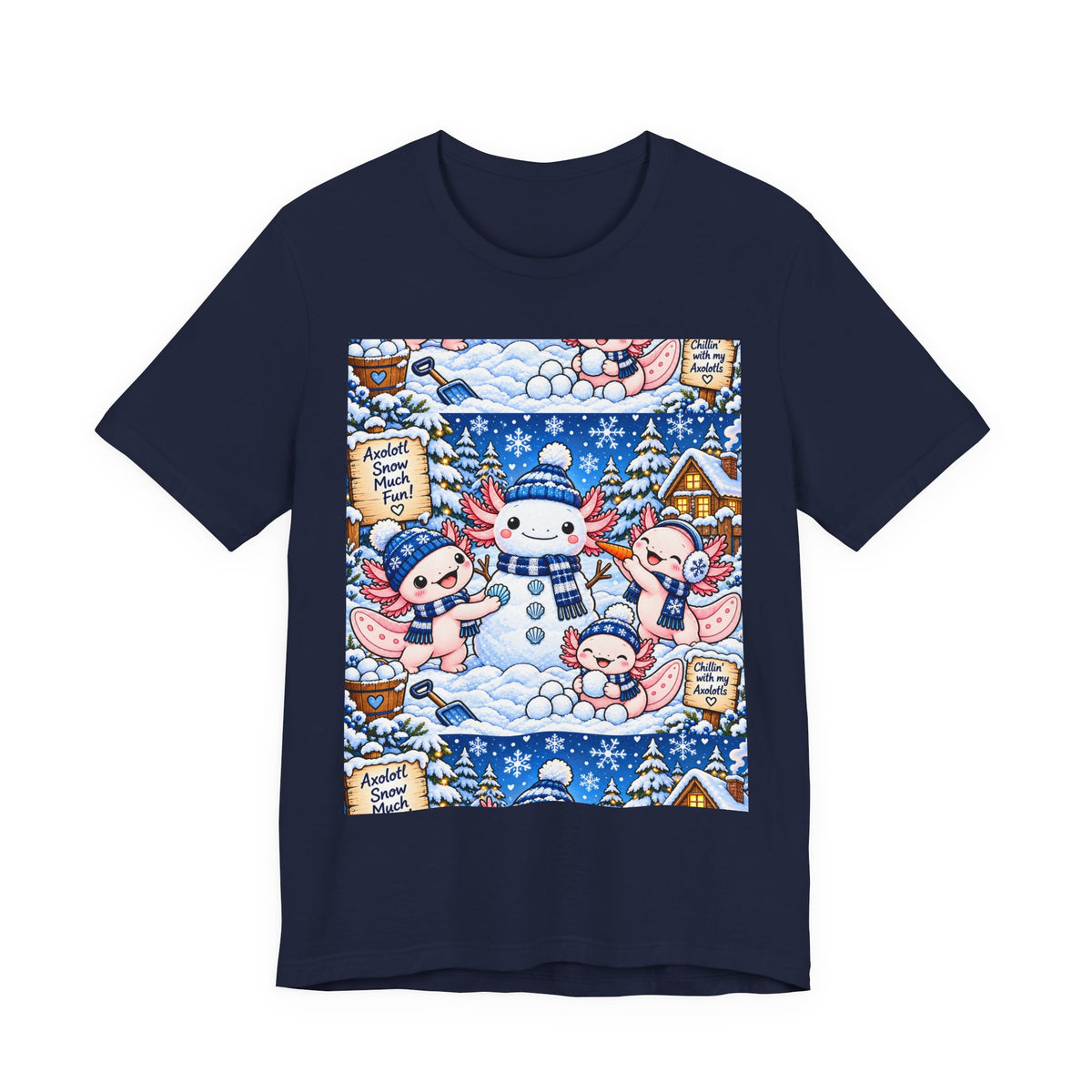 Festive Snowman Family Christmas Jersey Tee