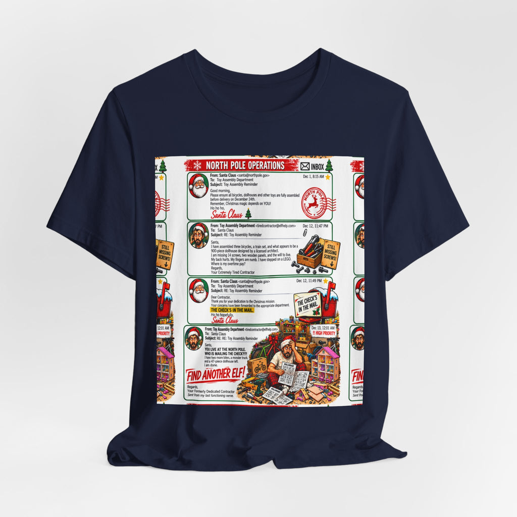 Santa’s Workshop Email Chain Graphic Tee
