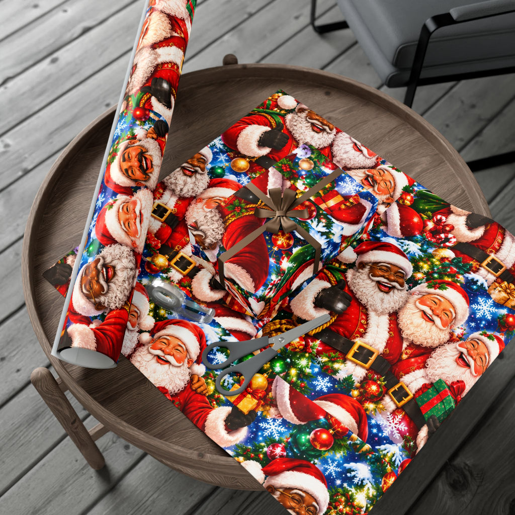 Christmas Santa Gift Wrap Paper