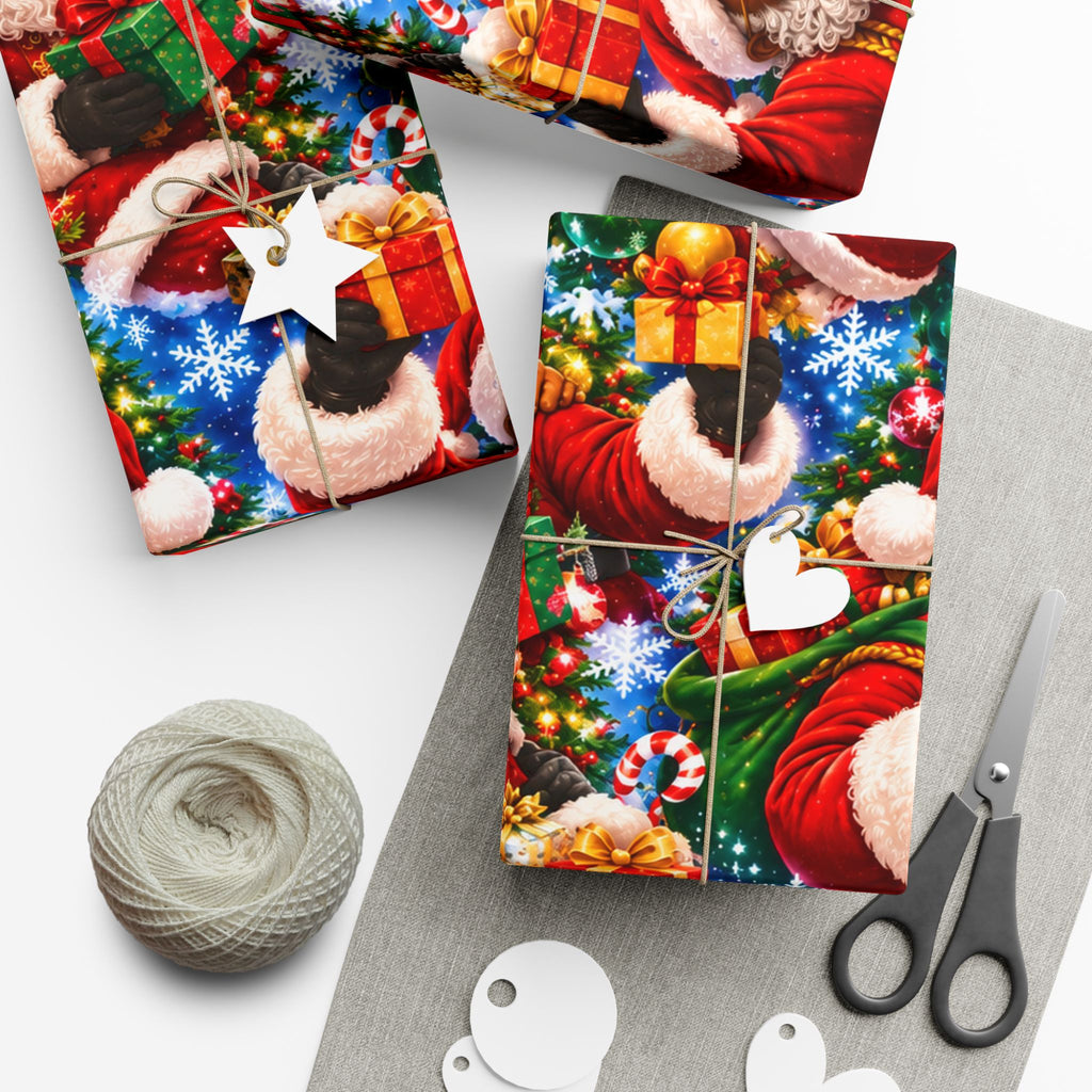 Christmas Santa Gift Wrap Paper