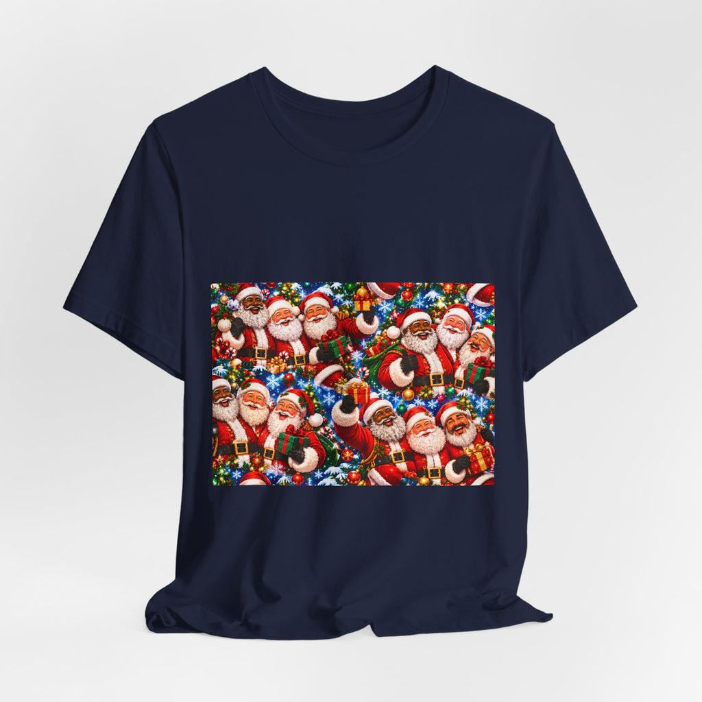 Christmas Santa Collage T-Shirt