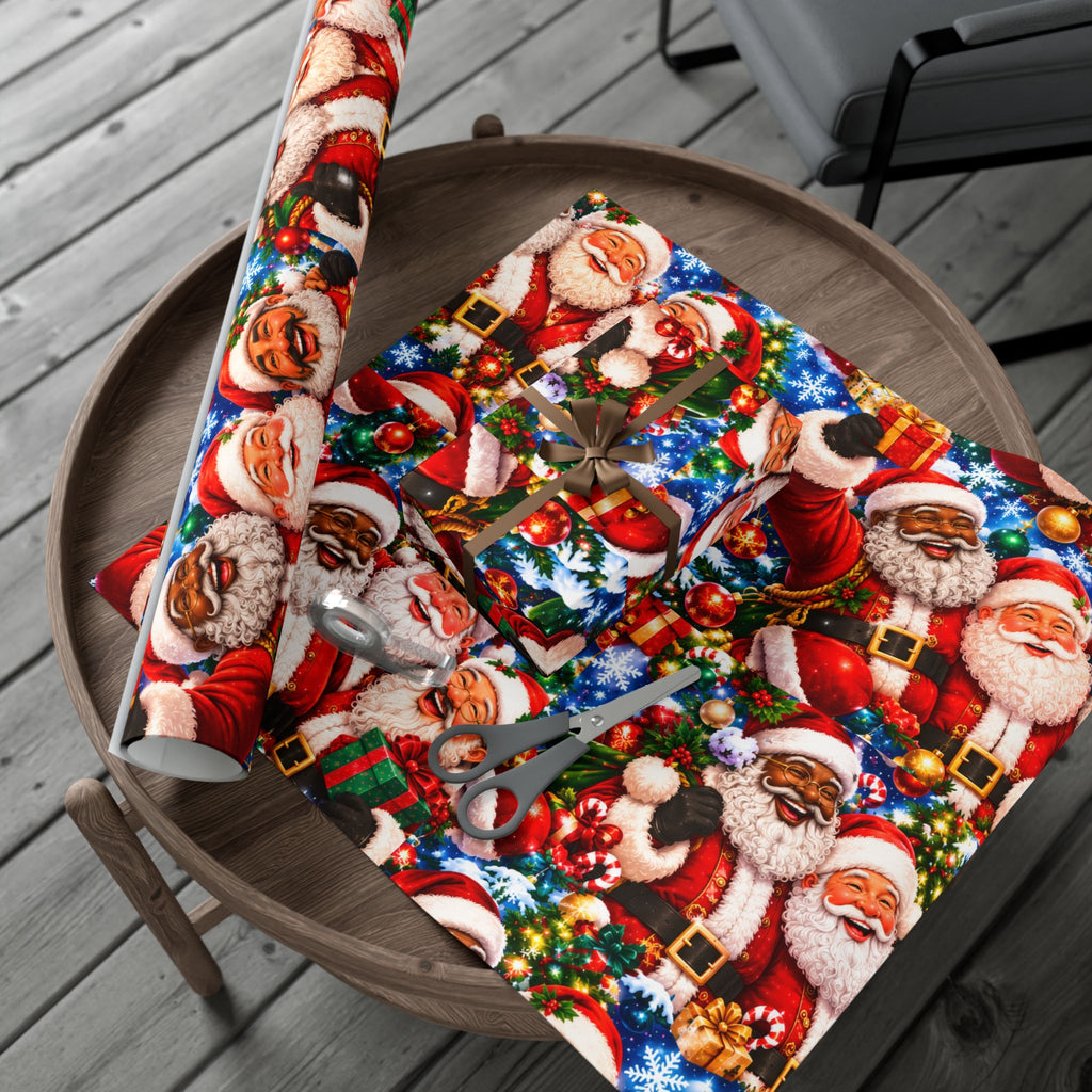 Christmas Santa Gift Wrap Paper